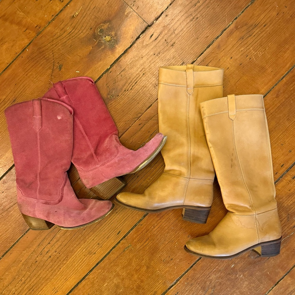 Vintage Boots for Repair Bundle